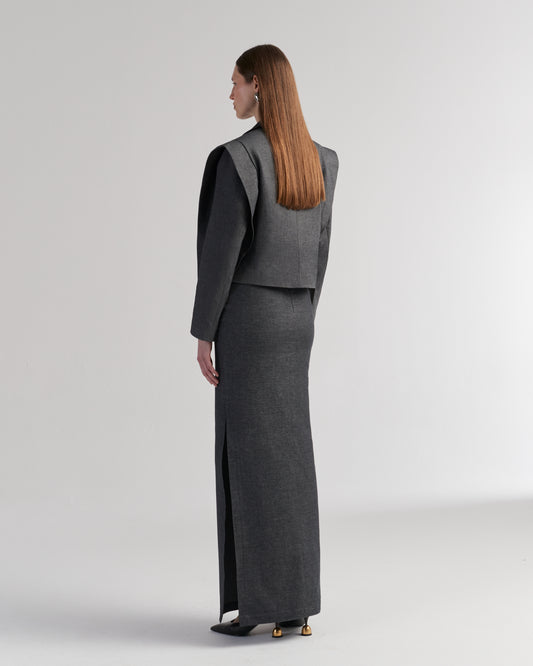 Bras Blazer – Cropped Blazer mit starker Schulterlinie