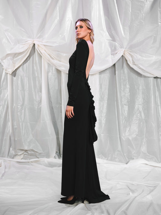 Latticea - Rückenfreies Maxikleid