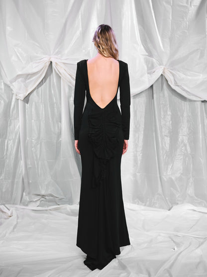 Latticea - Rückenfreies Maxikleid